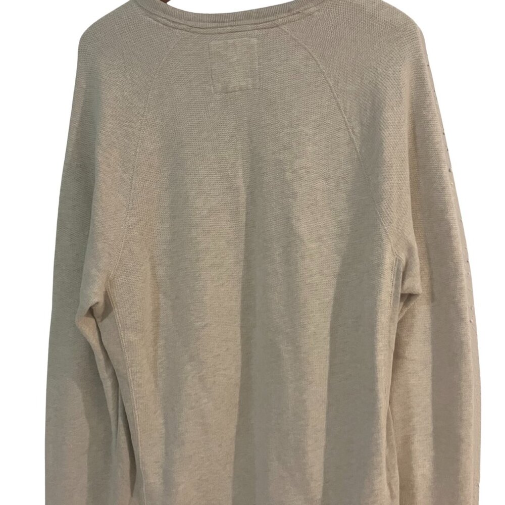Hollister Beige Crewneck Sweatshirt Men’s Size L Classic Logo - Picture 7 of 7